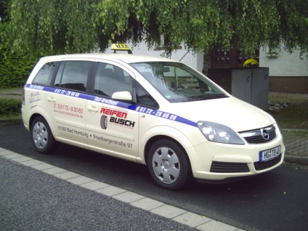 Opel Zafira 1-6 Fahrgäste